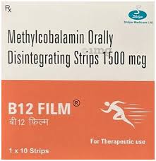 B 12 1500mcg Oral Disintegrating Strips