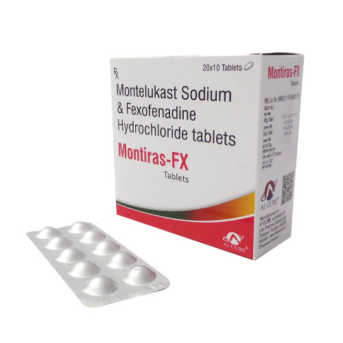 Fexofenadine Montelukast 120mg+10mg Tablet