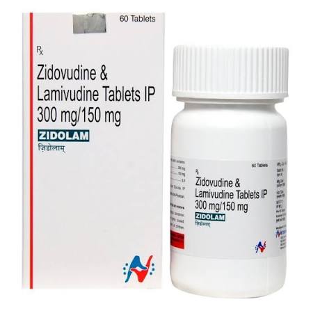 Lamivudine Zidovudine 150mg+300mg Tablet