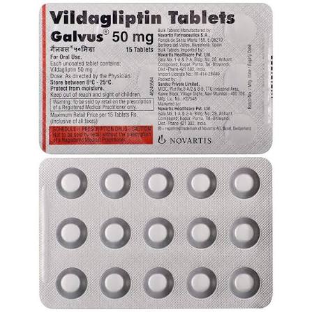 Vildagliptin 50mg Tablet