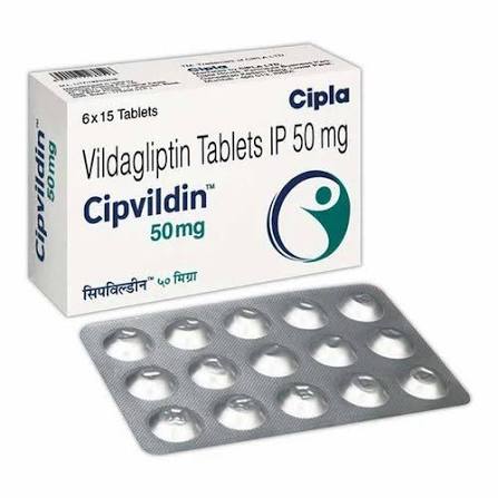 Vildagliptin 50mg Tablet (15 Tabs Pack)