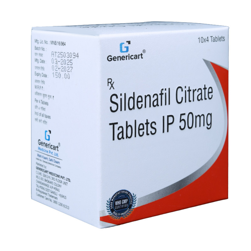 Sildenafil 50mg Tablet (15 Tabs Pack)