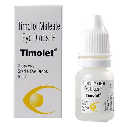 Timolol Eye Drops 0.5% w/v Drops (60 MLs Pack)