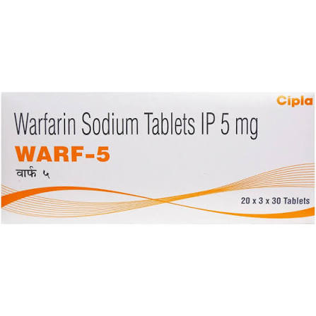 Warfarin 5mg Tablet