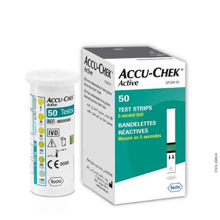 Blood Glucose Test Strips Pack of 50 Strip
