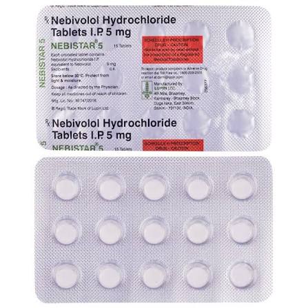 Nebivolol 5mg Tablet (15 Tabs Pack)