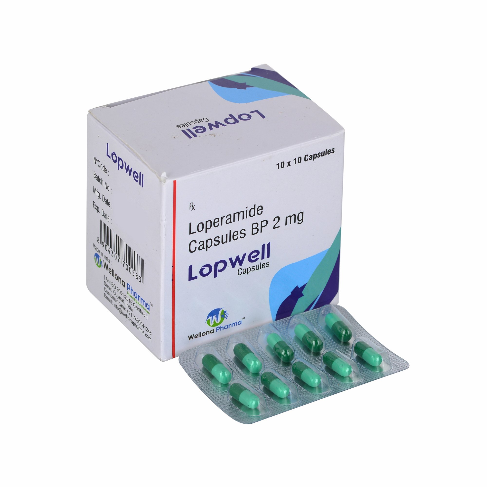Loperamide 2mg Capsule (15 Caps Pack)