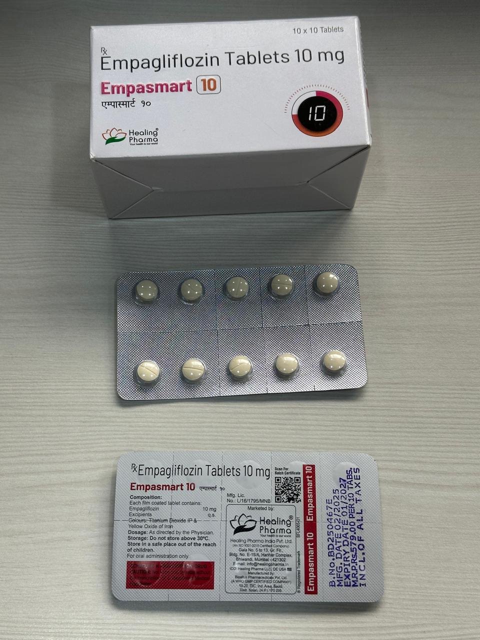 Empagliflozin 10mg Tablet (15 Tabs Pack)