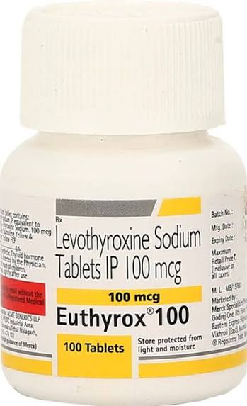 Levothyroxine 100mcg Tablet
