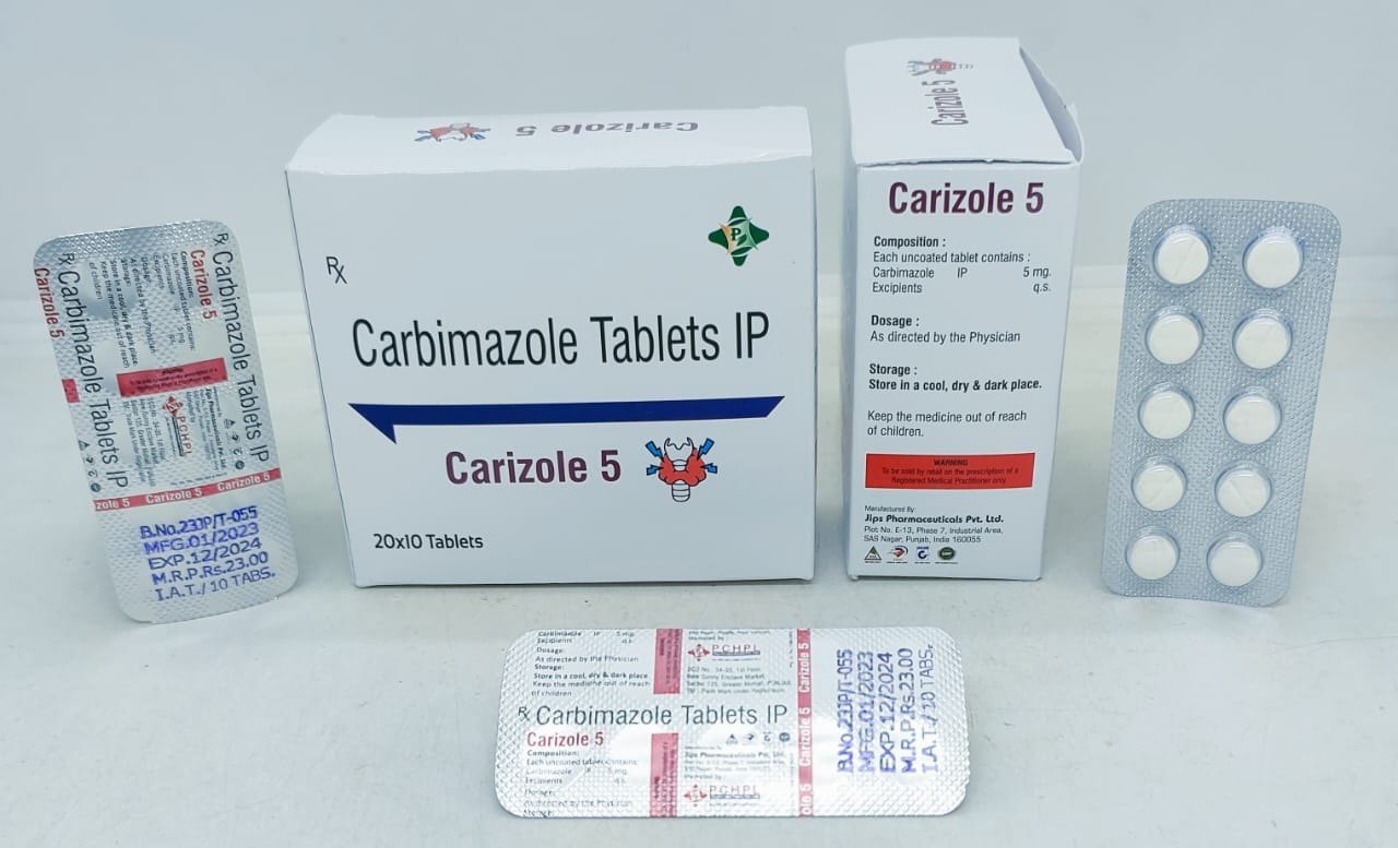 Carbimazole 5mg Tablet