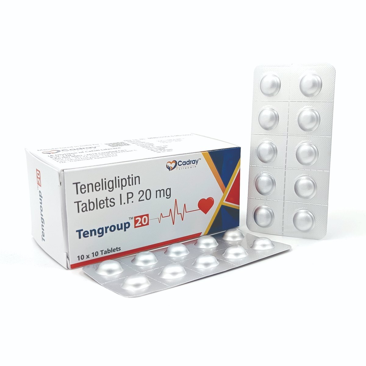 Teneligliptin 20mg Tablet (15 Tabs Pack)