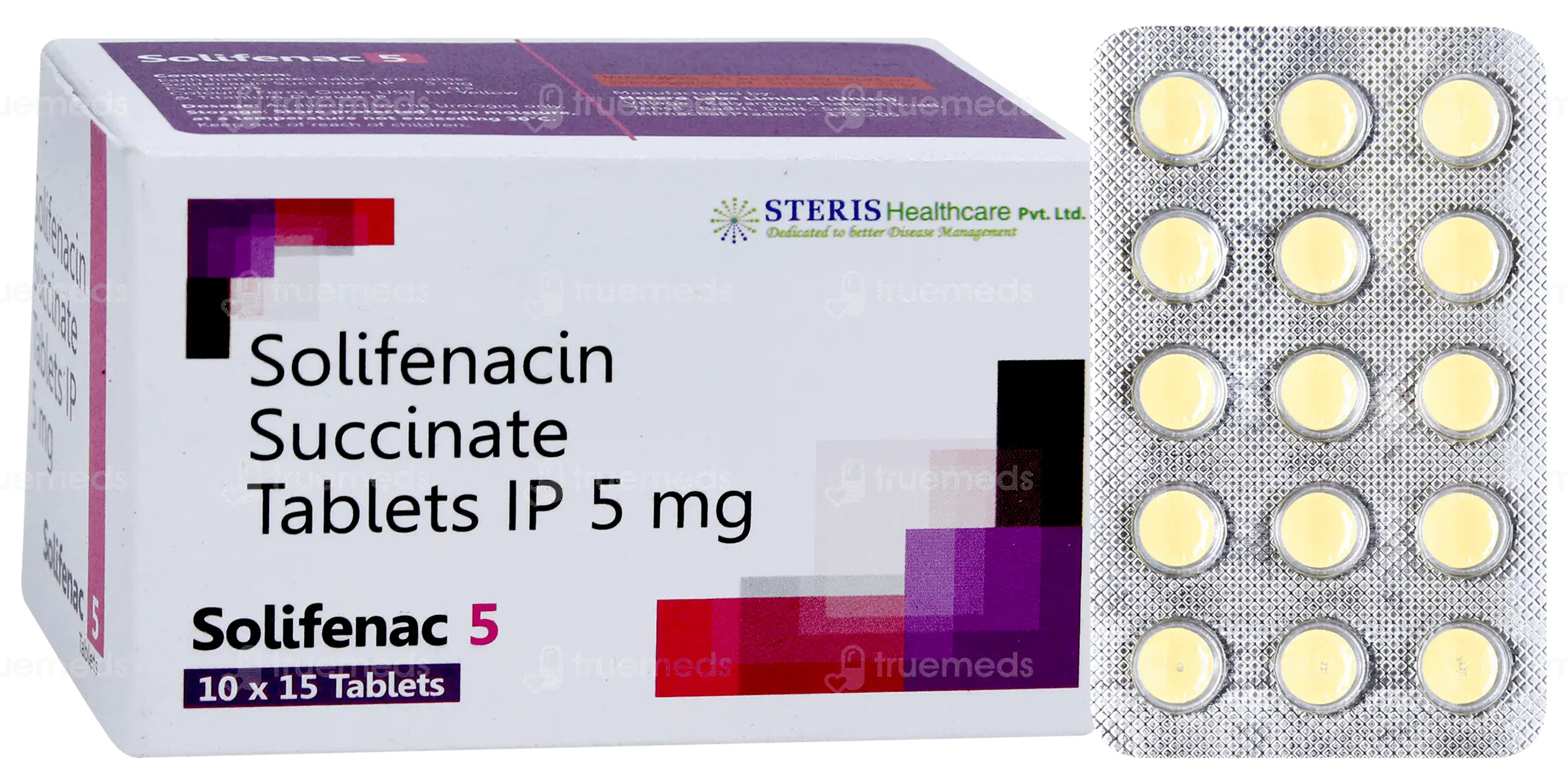 Solifenacin 5mg Tablet (15 Tabs Pack)