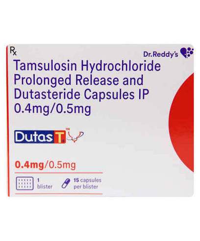 Dutasteride Tamsulosin 0.5mg+0.4mg Capsule (15 Caps Pack)