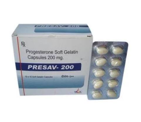 Progesterone Soft Gelatin Capsule 200mg Capsule (15 Caps Pack)