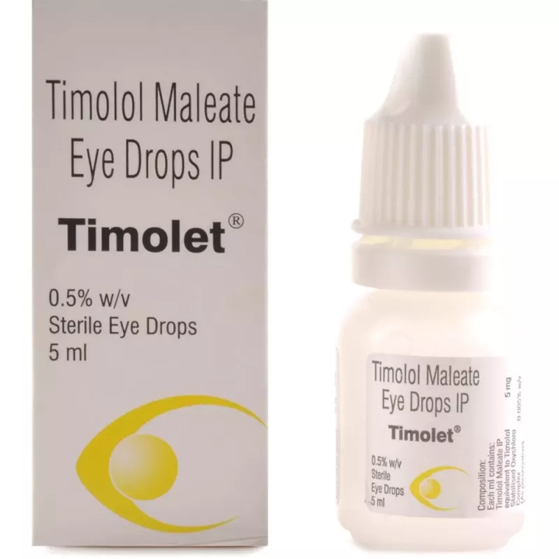 Timolol Combination Eye Drops 0.5%+0.2% Drops (60 MLs Pack)