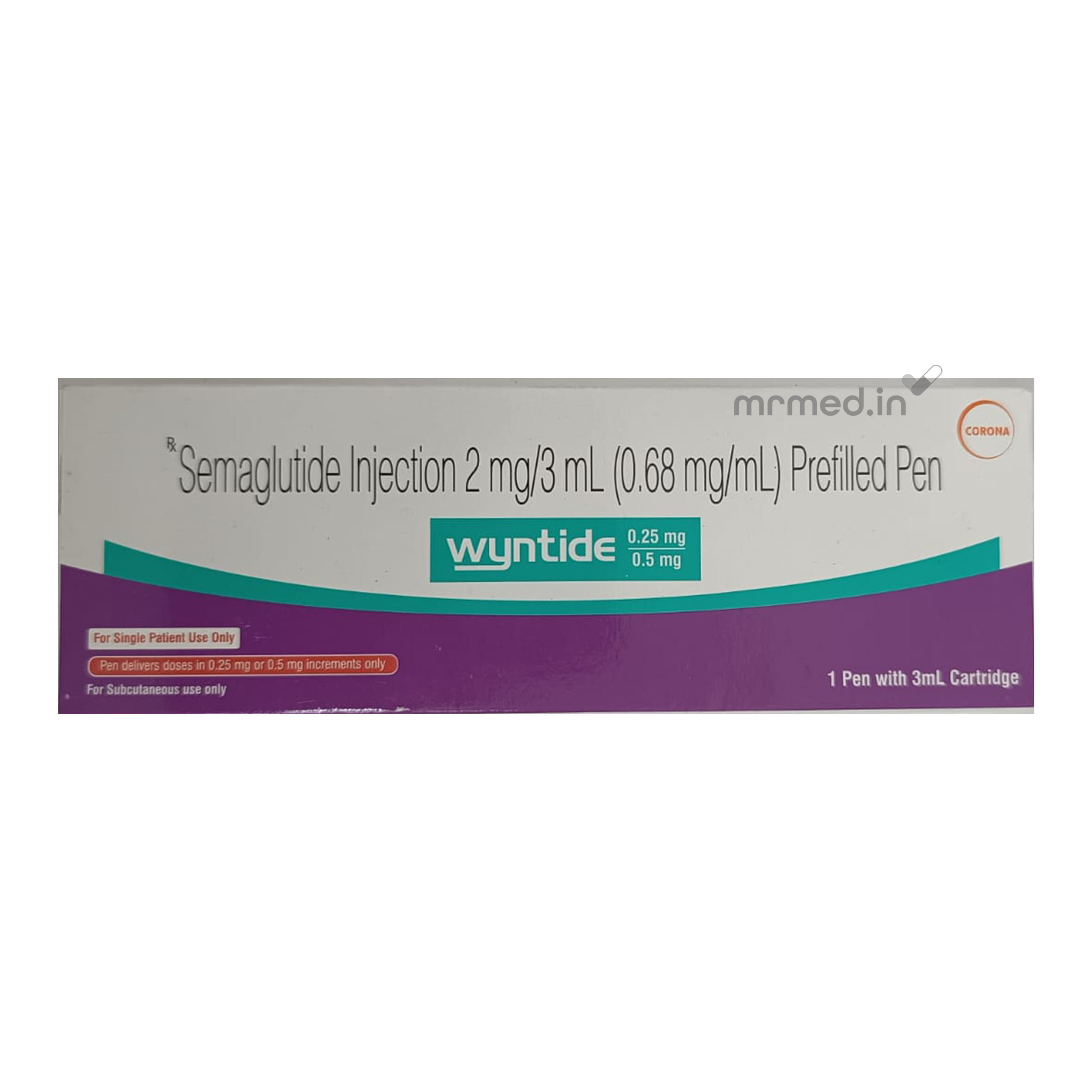 Wyntide 0.25mg/0.5mg Pen Injection