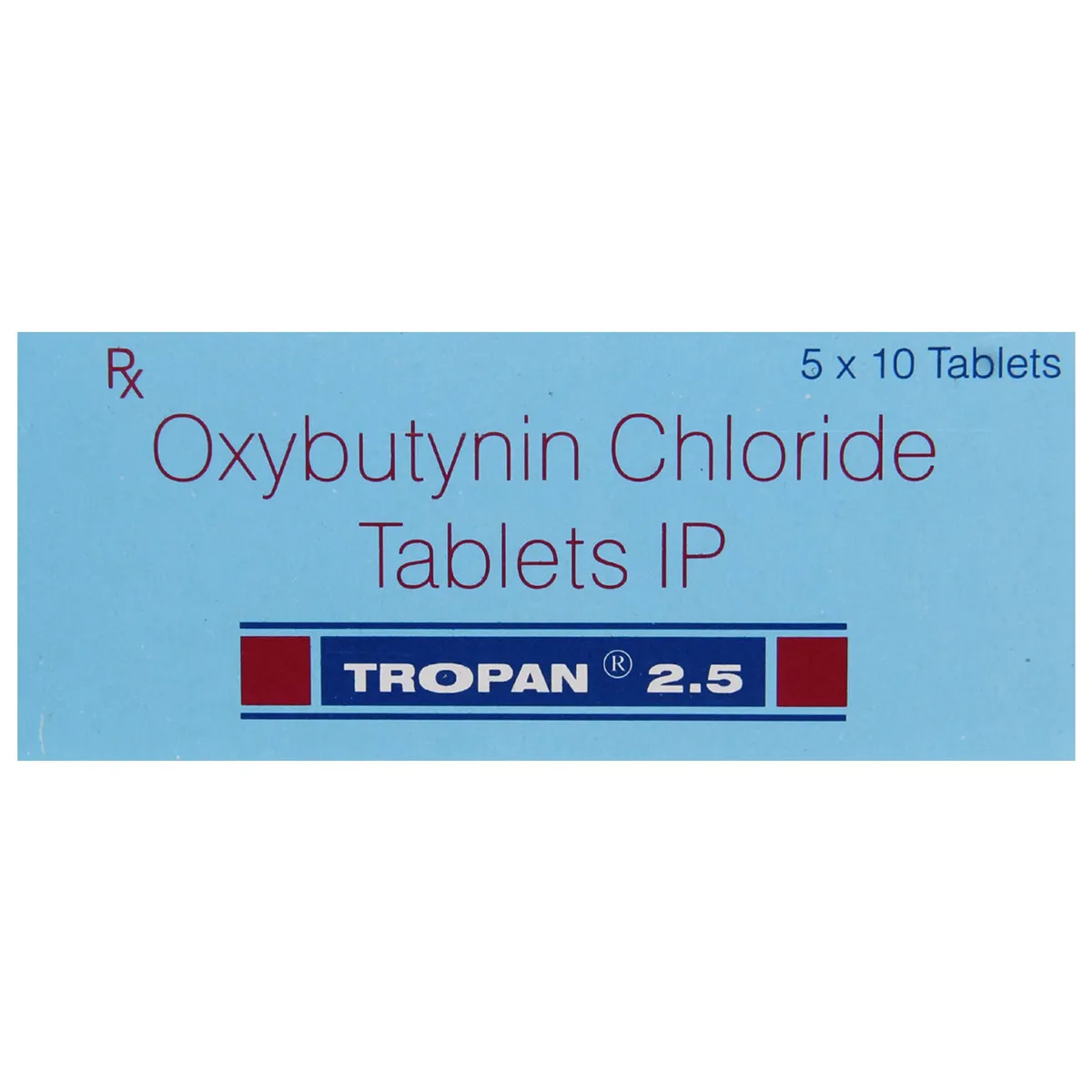 Tropan 2.5mg Tablet