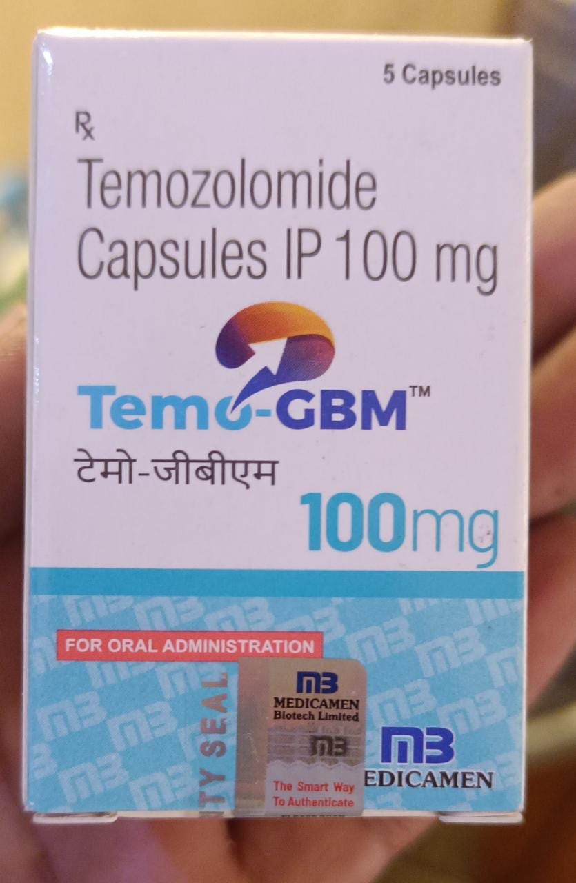 Temo GBM 100mg Capsule
