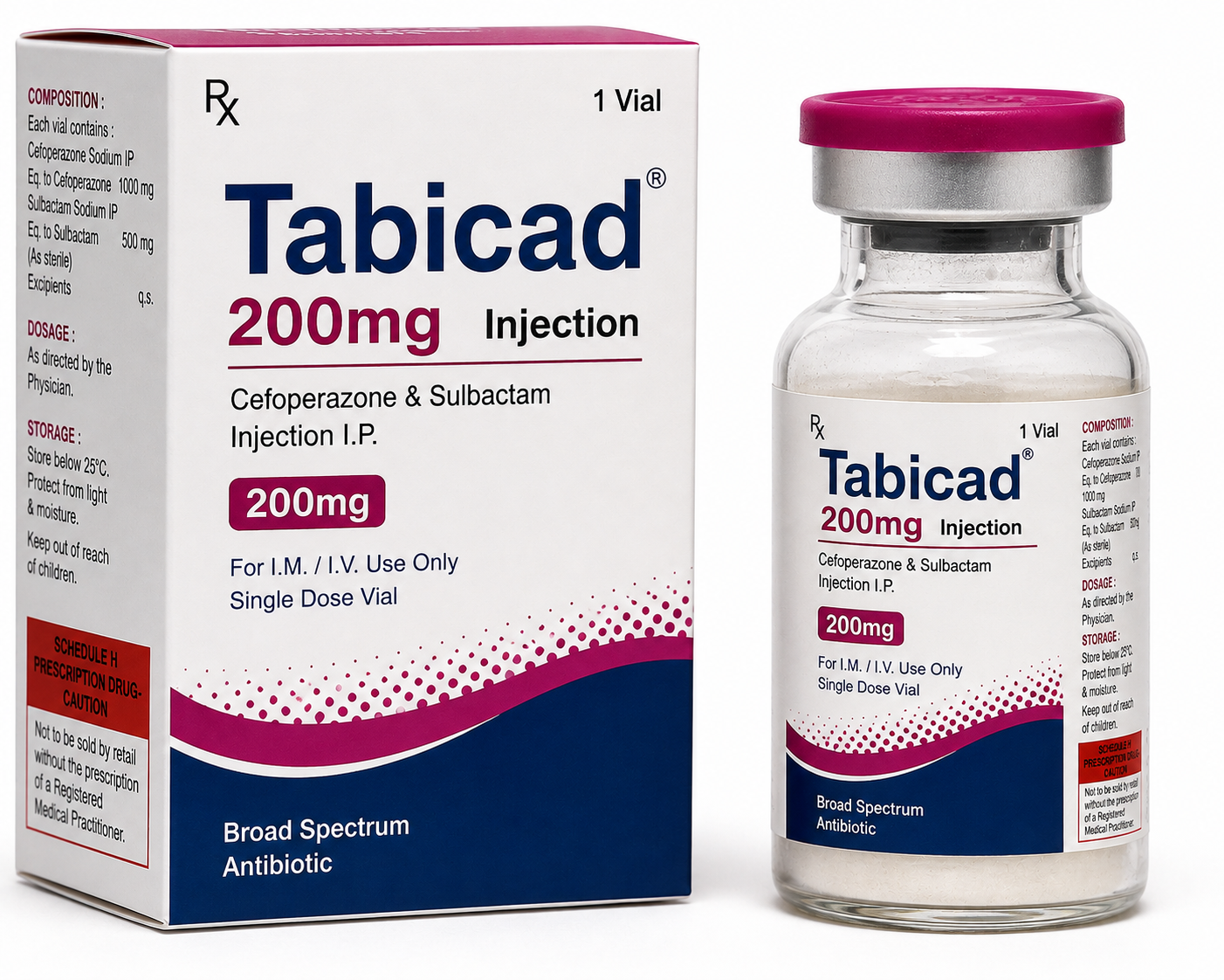 Tabicad 200mg Injection