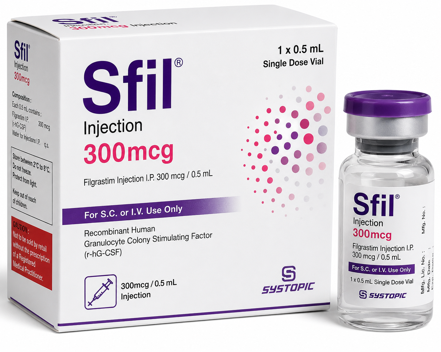 Sfil 300mcg Injection