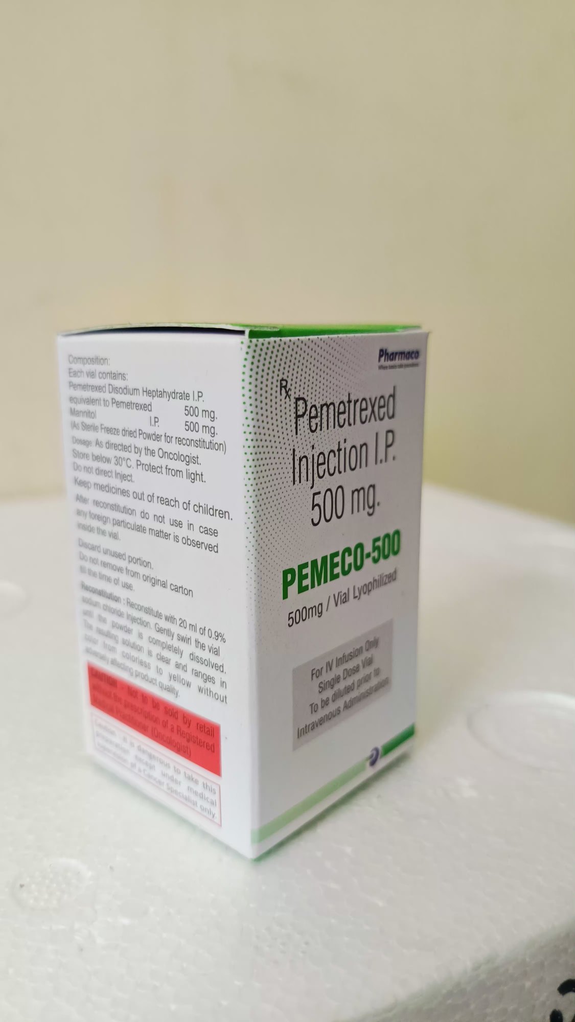 Pemeco 500mg Injection