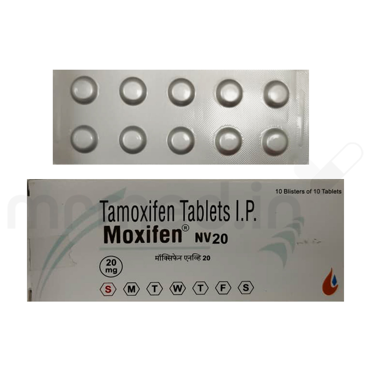 Moxifen NV 20mg Tablet