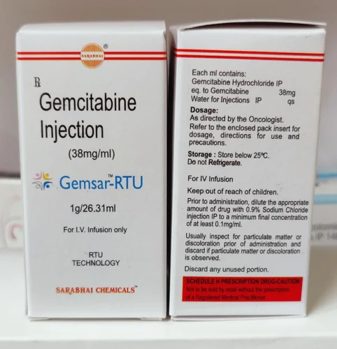 Gemsar RTU 1gm Injection