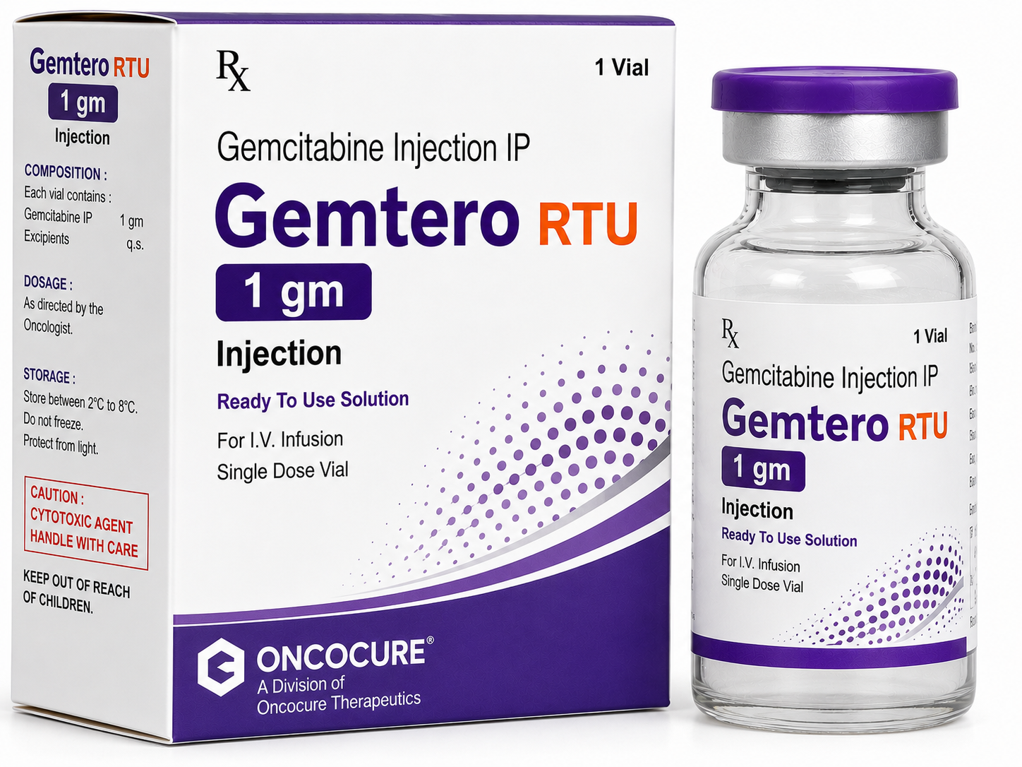 Gemtero RTU 1gm Injection
