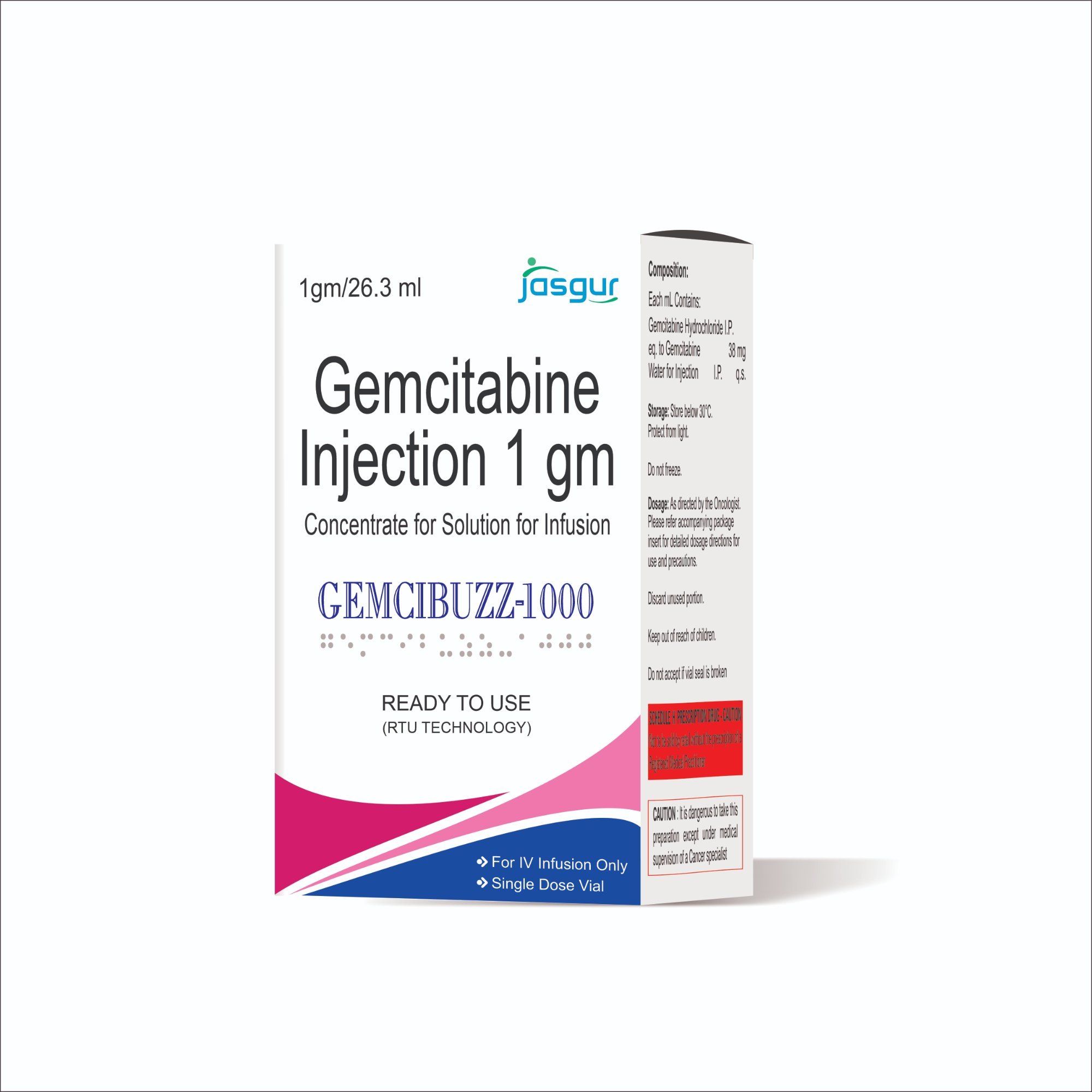 Gemcibuzz 1gm Injection