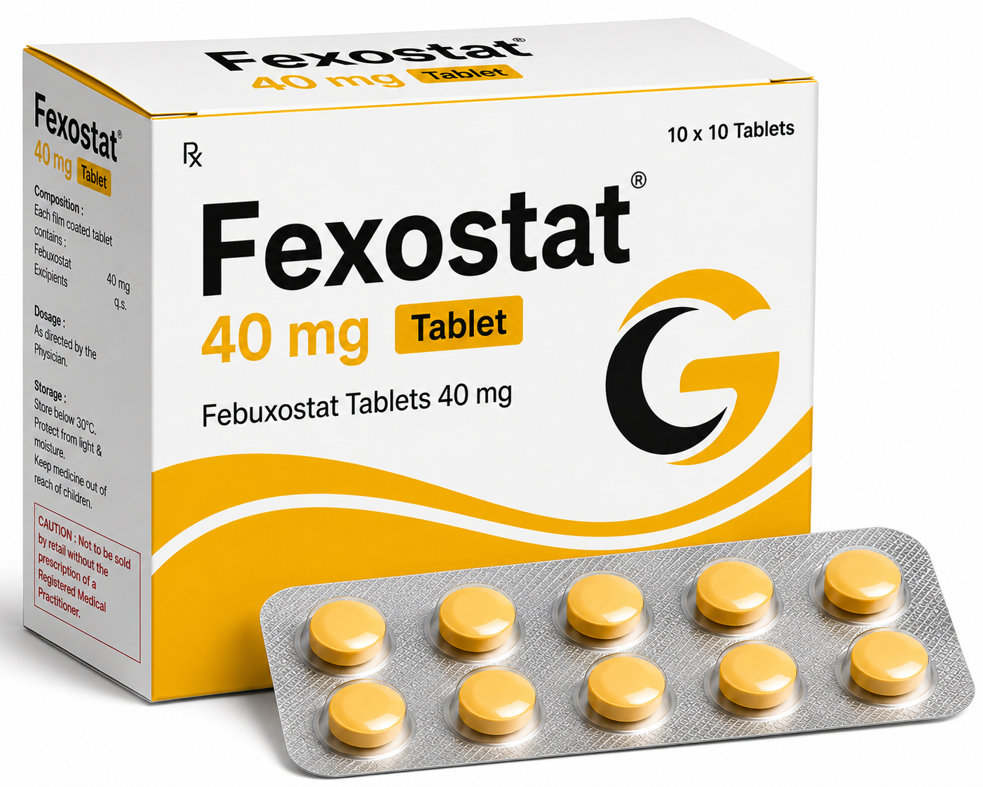 Fexostat 40mg Tablet