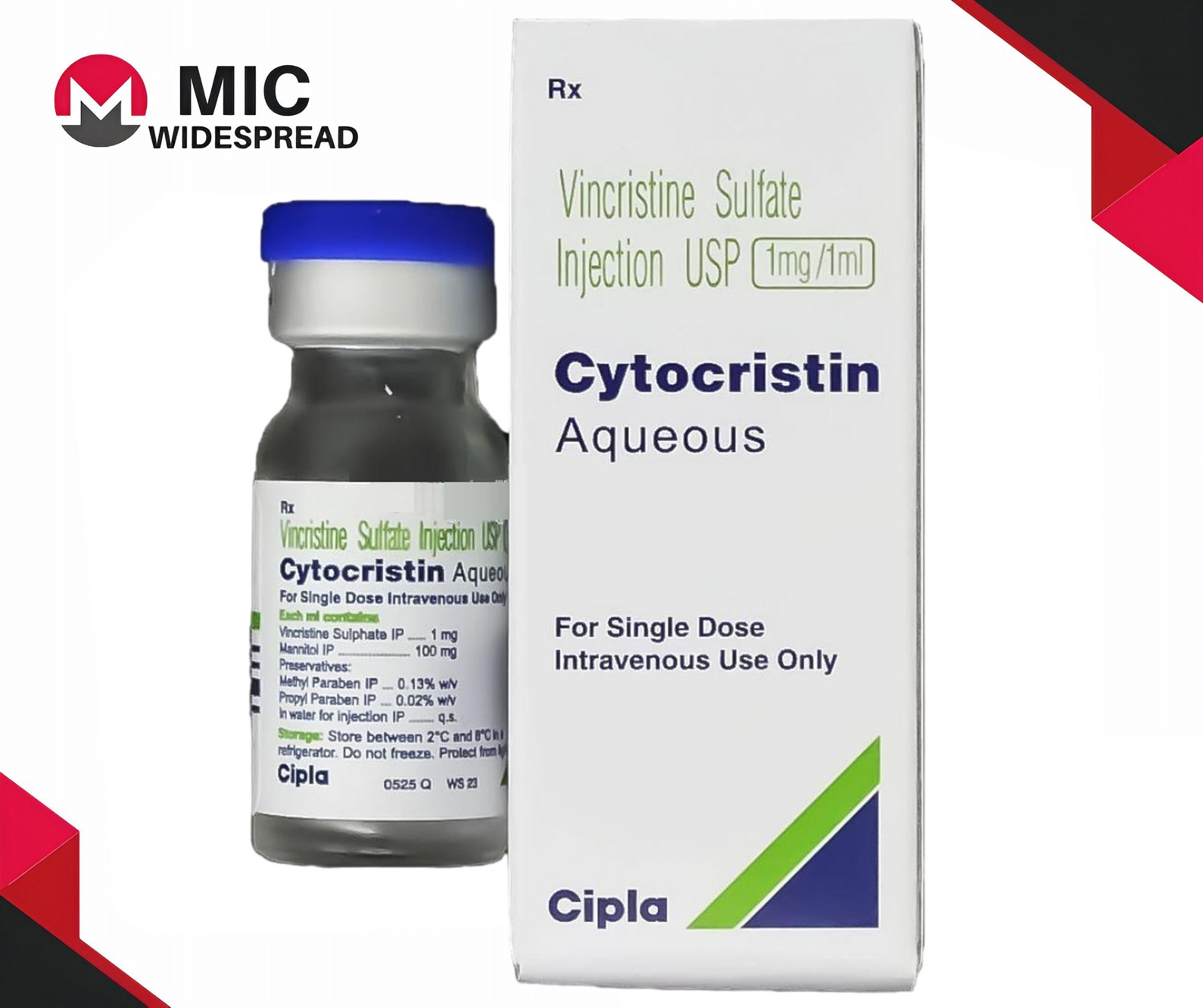 Cytocristin 1mg Injection