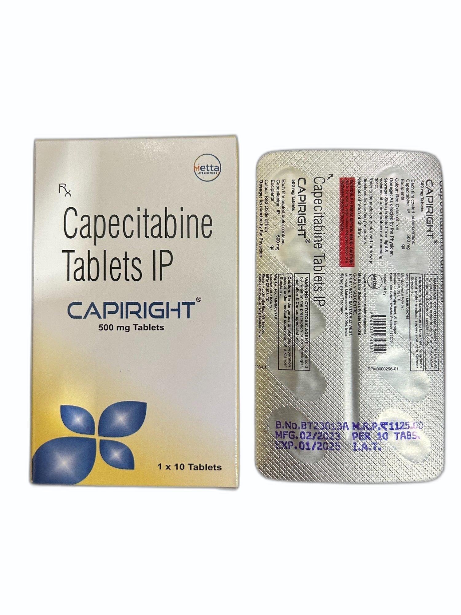 Capiright 500mg Tablet