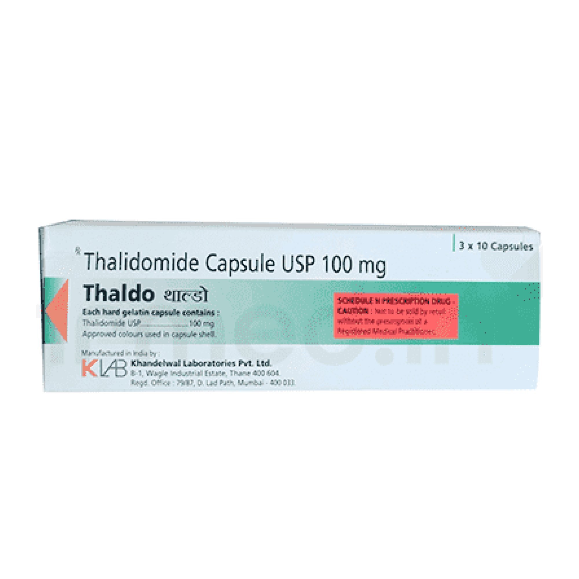 Thaldo 100mg Capsule