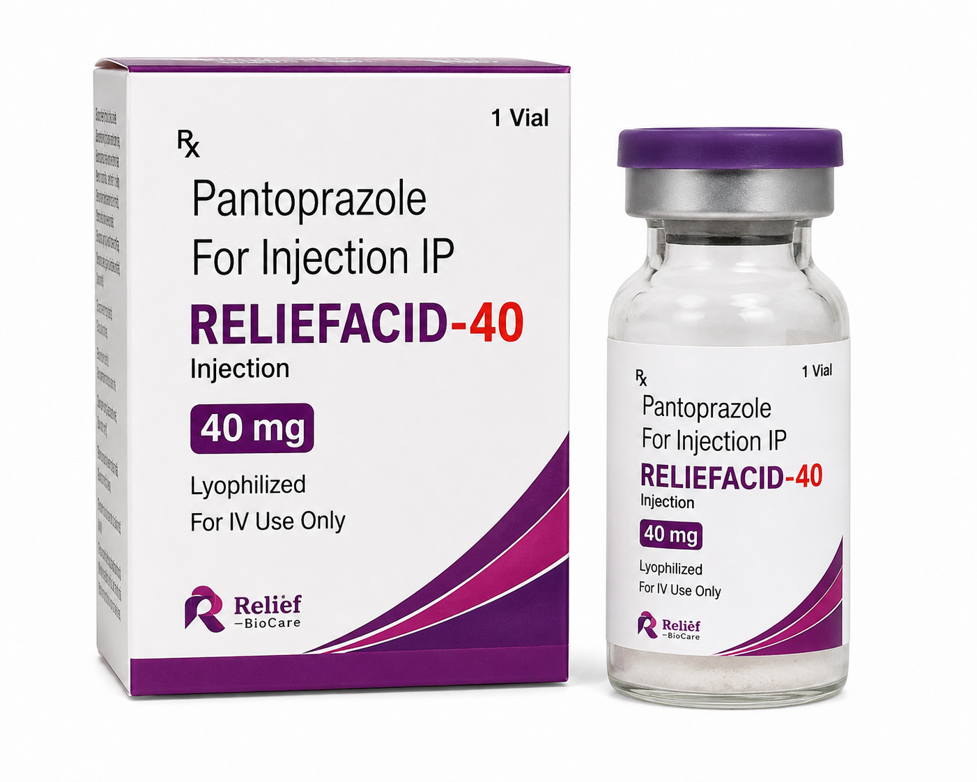 Reliefacid 40mg Injection