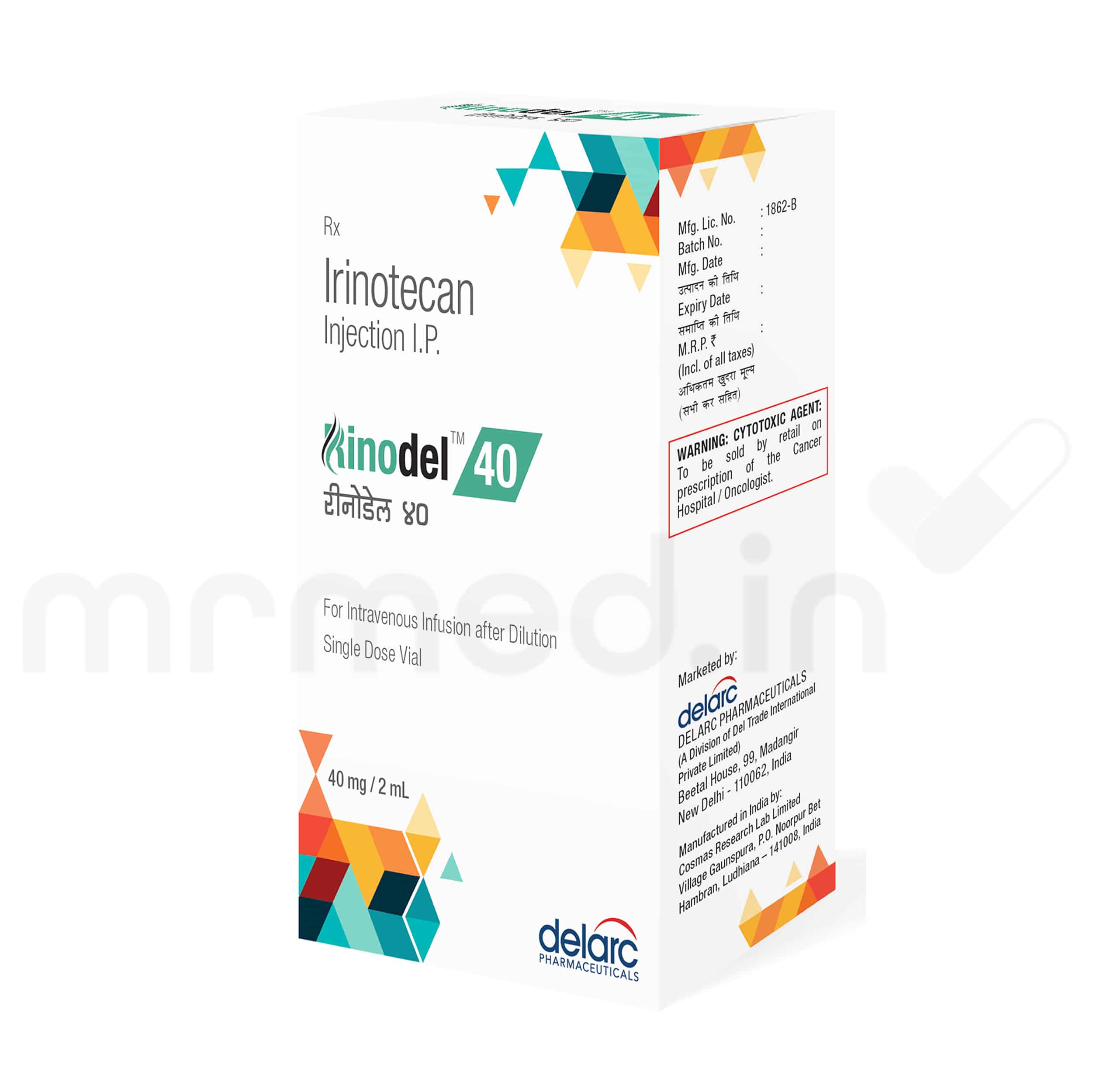 Rinodel 40mg Injection