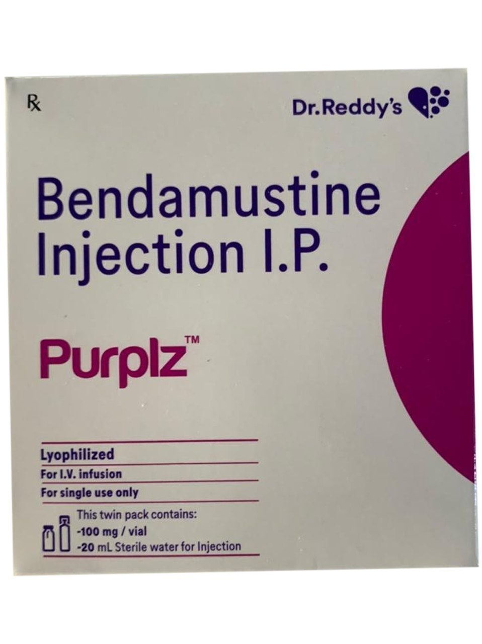Purplz 100mg Injection