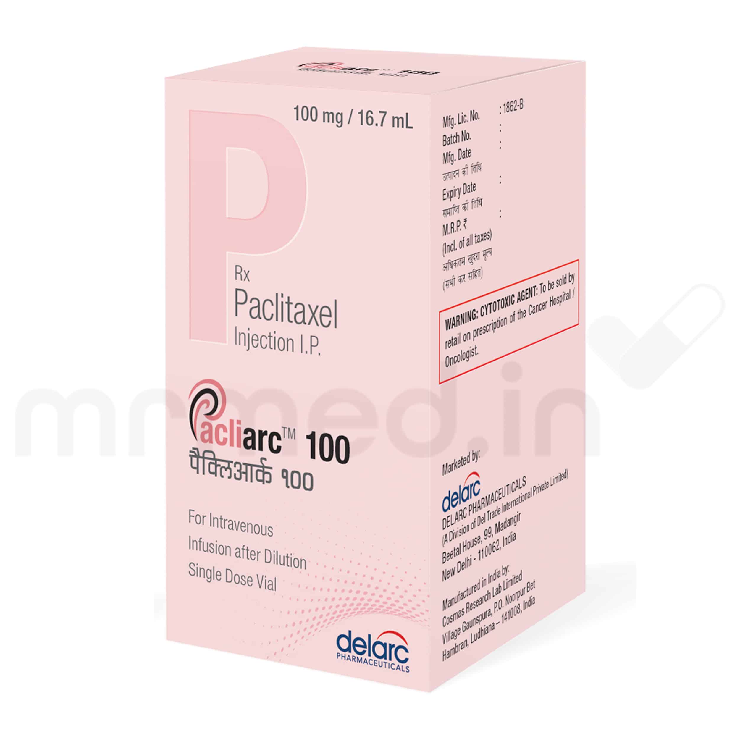 Pacliarc 100mg Injection