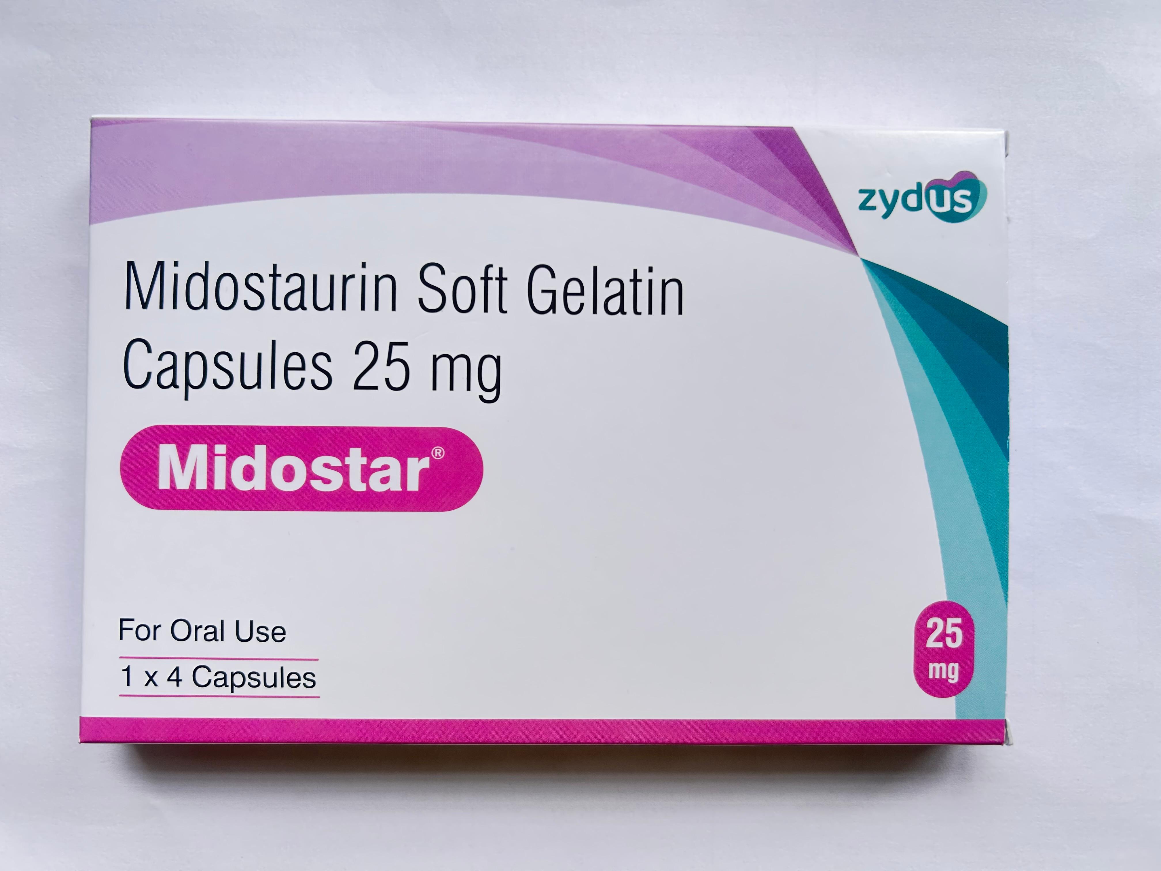 Midostar 25mg Capsule