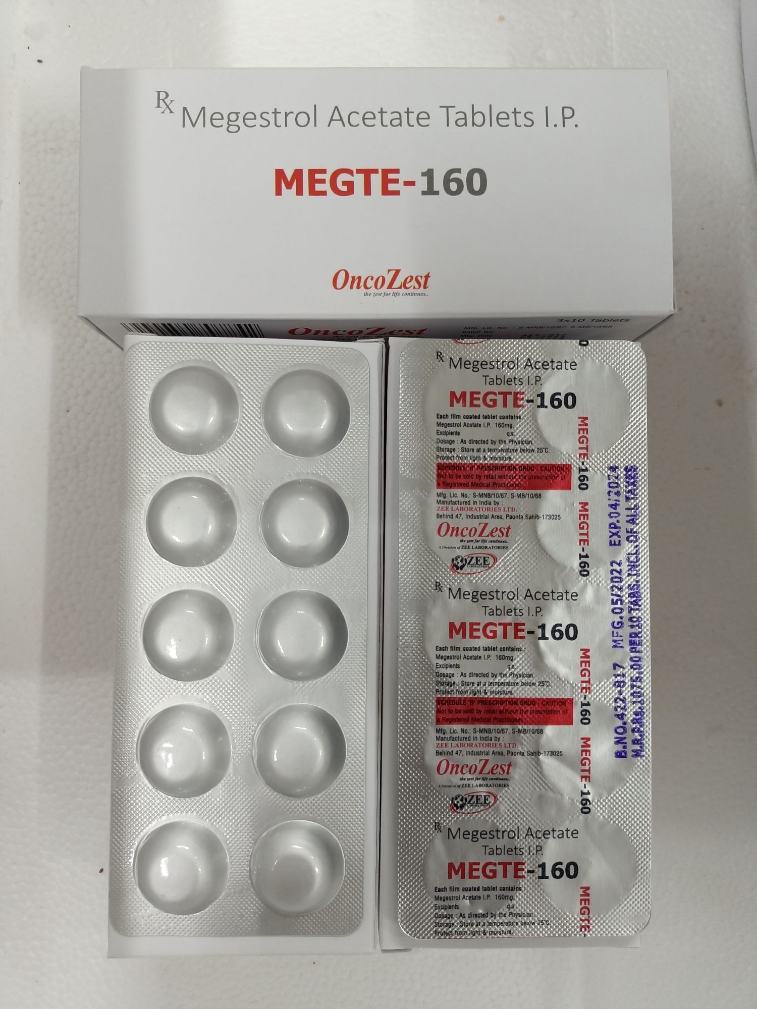 Megte 160mg Tablet